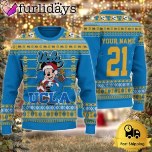 Custom NCAA UCLA Bruins Mickey Mouse…