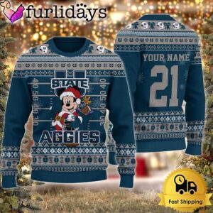 Custom NCAA Utah State Aggies Mickey…