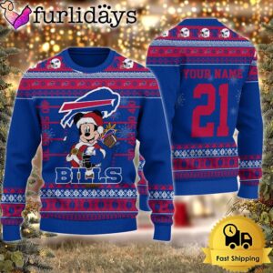 Custom NFL Buffalo Bills Mickey Mouse…