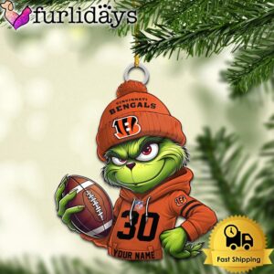 Custom NFL Cincinnati Bengals Grinch Christmas…