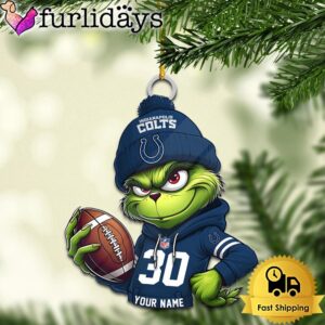 Custom NFL Indianapolis Colts Grinch Christmas…