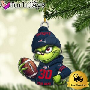 Custom NFL New England Patriots Grinch…