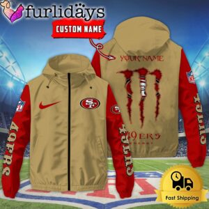 Custom San Francisco 49ers Windbreaker Jacket…