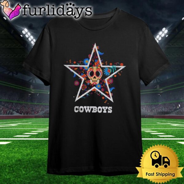 Dallas Cowboys Dia De Los Muertos T Shirt