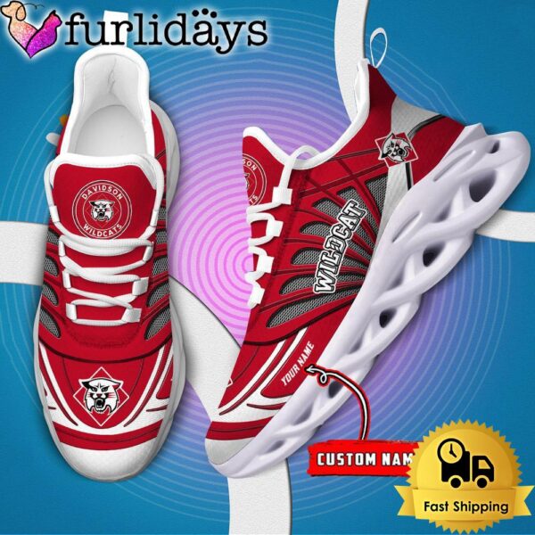 Davidson Wildcats NCAA Custom Max Soul Shoes Sneaker