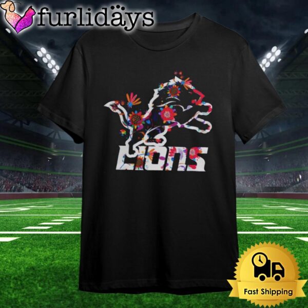 Detroit Lions Dia De Los Muertos T Shirt