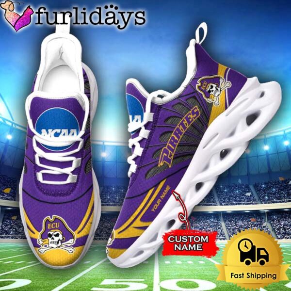 East Carolina Pirates NCAA Custom Max Soul Shoes Sneakers