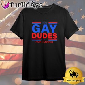 Gay Dudes For Harris 2024 T Shirt