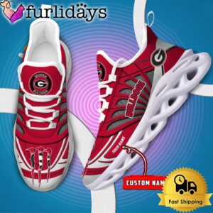 Georgia Bulldogs Custom Max Soul Shoes…