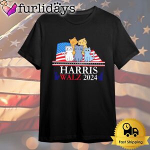 Harris Walz 2024 Childless Cat Ladies T Shirt