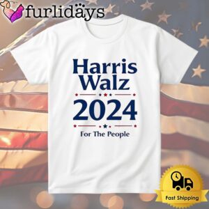 Harris Walz 2024 For The People T Shirt