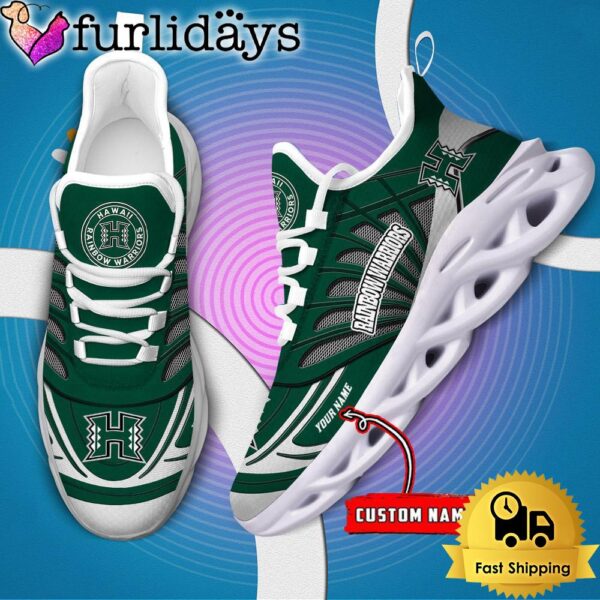 Hawaii Rainbow Warriors NCAA Custom Max Soul Shoes Sneaker