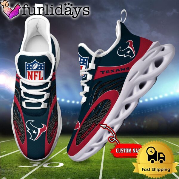 Houston Texans Custom Max Soul Shoes