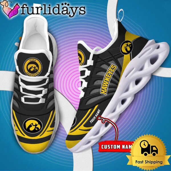 Iowa Hawkeyes NCAA Custom Max Soul Shoes Sneaker