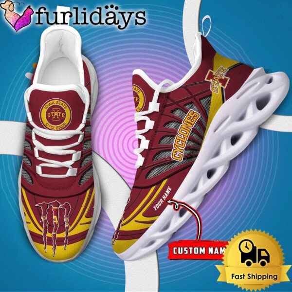 Iowa State Cyclones Custom Max Soul Shoes Sneaker