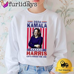 Kamala Harris Let's Finish The Job T Shirt