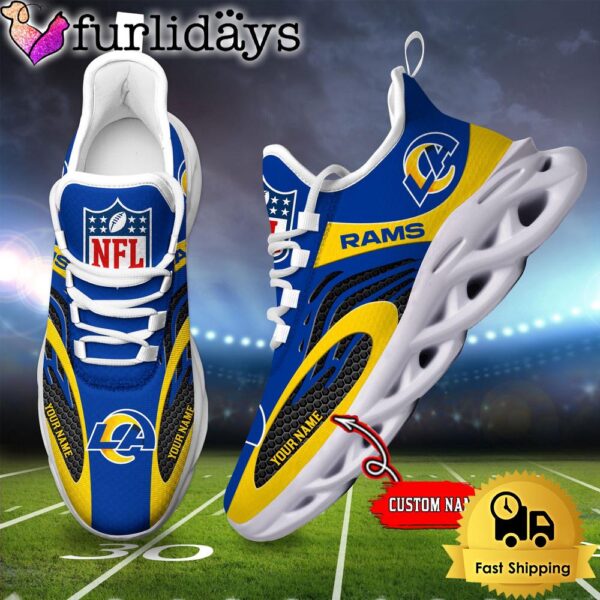 Los Angeles Rams Custom Max Soul Shoes