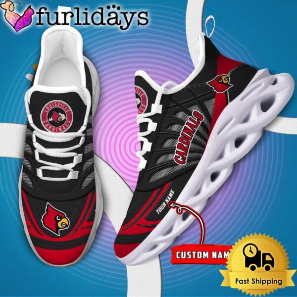 Louisville Cardinals NCAA Custom Max Soul Shoes Sneaker