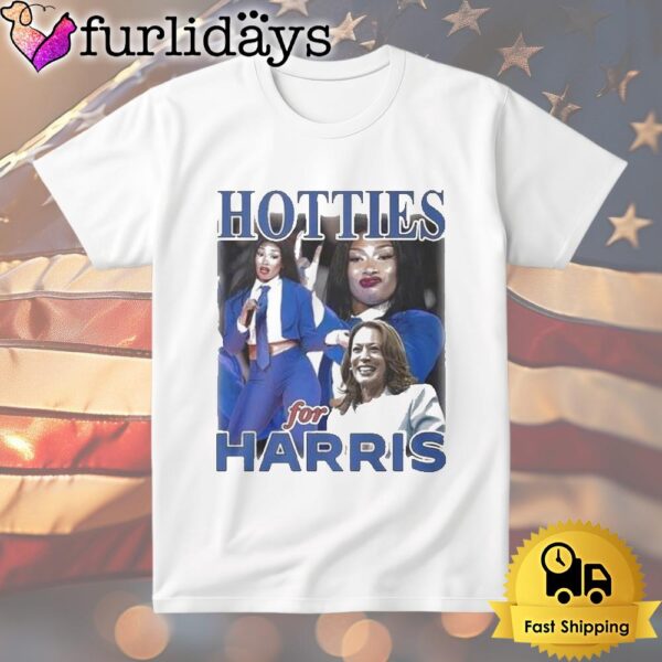 Megan Thee Stallion Hotties For Harris Voting For Kamala Madam President T Shirt