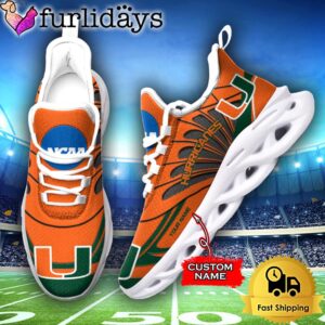 Miami Hurricanes NCAA Custom Max Soul…