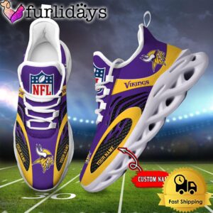 Minnesota Vikings Custom Max Soul Shoes