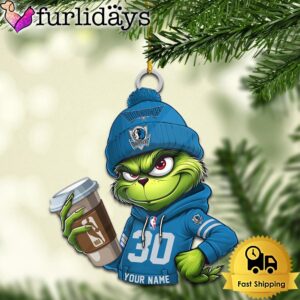 NBA Dallas Mavericks Custom Grinch Christmas…