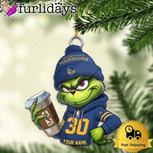 NBA Golden State Warriors Custom Grinch…