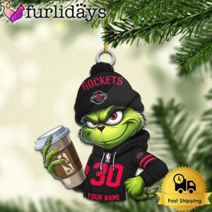 NBA Houston Rockets Custom Grinch Christmas…