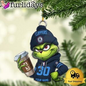 NBA LA Clippers Custom Grinch Christmas…