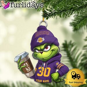 NBA Los Angeles Lakers Custom Grinch…