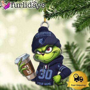 NBA Memphis Grizzlies Custom Grinch Christmas…