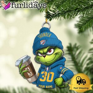 NBA Oklahoma City Thunder Custom Grinch…