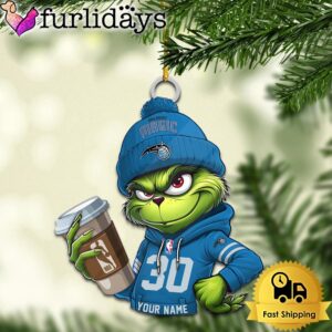 NBA Orlando Magic Custom Grinch Christmas…