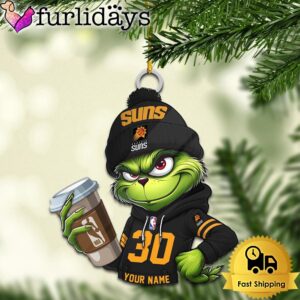 NBA Phoenix Suns Custom Grinch Christmas…