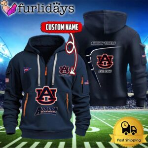 NCAA Auburn Tigers American Flag Custom…