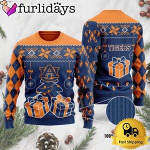 NCAA Auburn Tigers Tree Christmas Ugly…