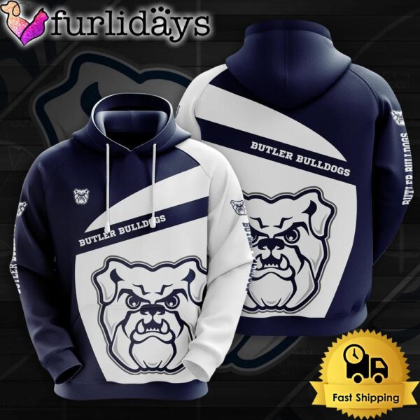 NCAA Butler Bulldogs Football Mascot 3D Hoodie