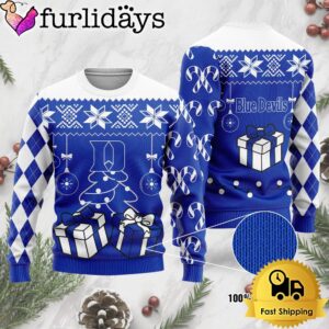 NCAA Duke Blue Devils Tree Christmas Ugly Sweater