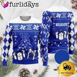 NCAA Kentucky Wildcats Tree Christmas Ugly…