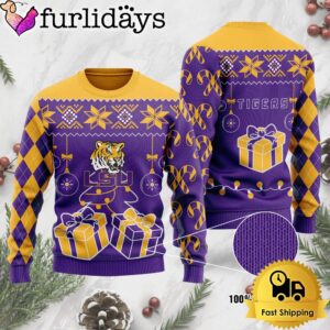 NCAA LSU Tigers Tree Christmas Ugly…