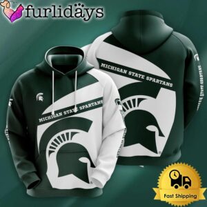 NCAA Michigan State Spartans Football Mascot 3D Hoodie