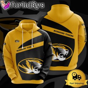 NCAA Missouri Tigers Football Mascot 3D Hoodie