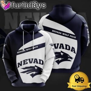 NCAA Nevada Wolf Pack Football Mascot 3D Hoodie