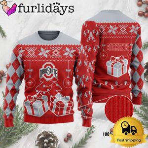 NCAA Ohio State Buckeyes Tree Christmas…