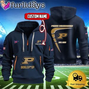 NCAA Purdue Boilermakers American Flag Custom…