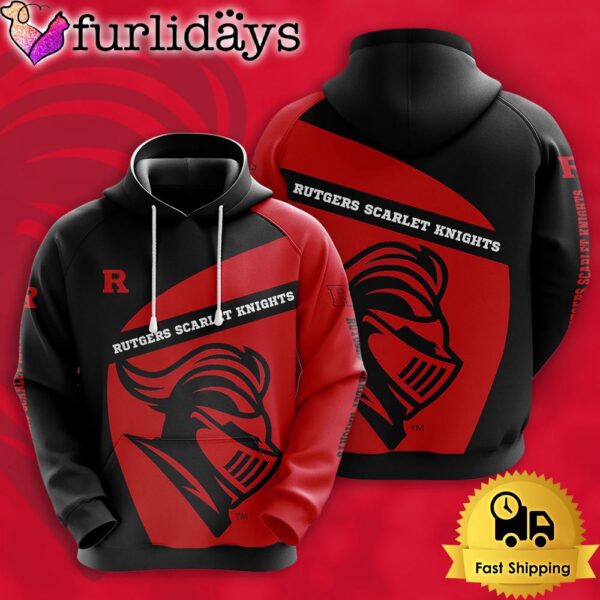 NCAA Rutgers Scarlet Knights Football Mascot 3D Hoodie