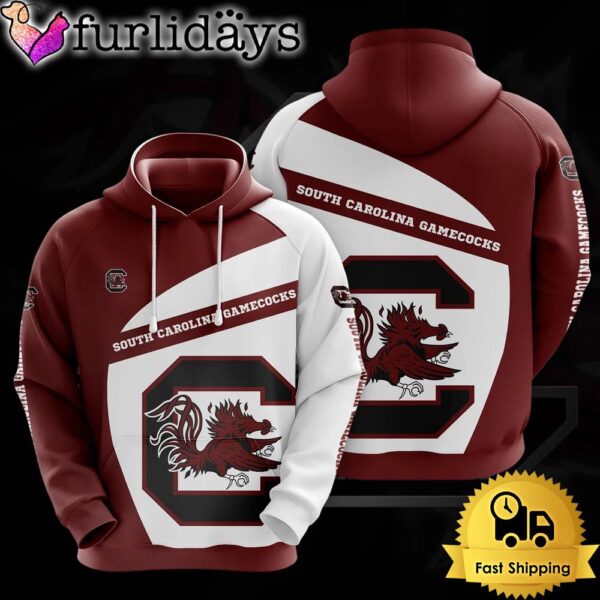 NCAA South Carolina Gamecocks Football Mascot 3D Hoodie