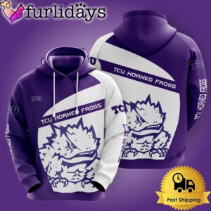 NCAA TCU Horned Frogs Football Mascot 3D Hoodie