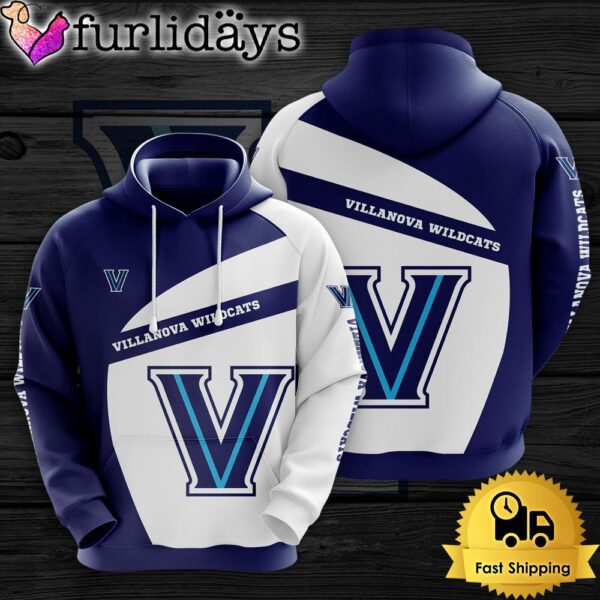 NCAA Villanova Wildcats Football Mascot 3D Hoodie