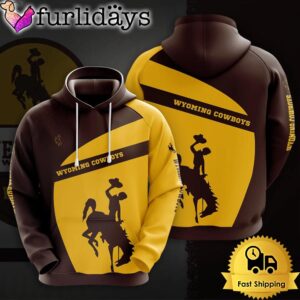 NCAA Wyoming Cowboys Football Mascot 3D Hoodie